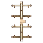 Warming Trends CROSSFIRE Tree-Style Rectangle Brass Burner