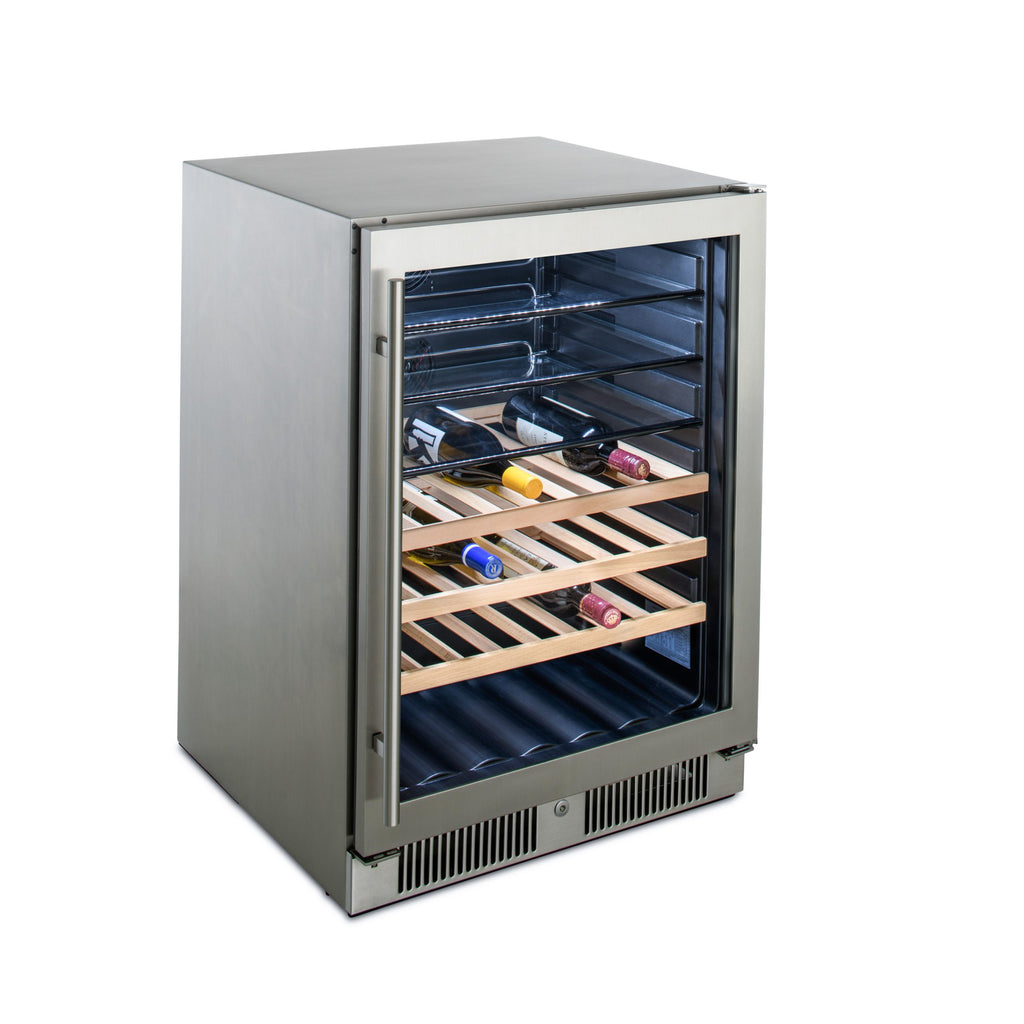 Blaze 24" Glass Front Outdoor Beverage Cooler