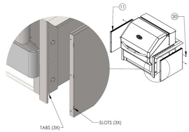 Memphis Pro / Elite Built-In Heat Shield Kit
