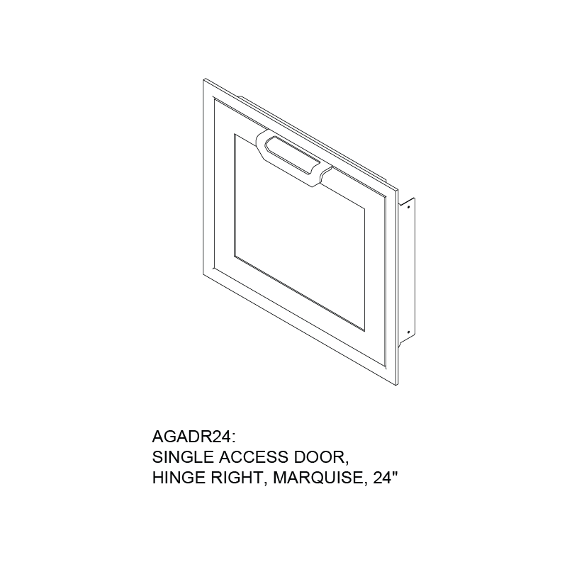 Hestan Single Access Door – view 4