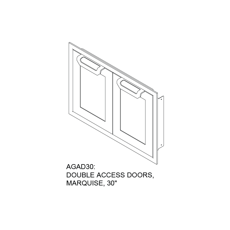 Hestan Double Access Doors – view 2