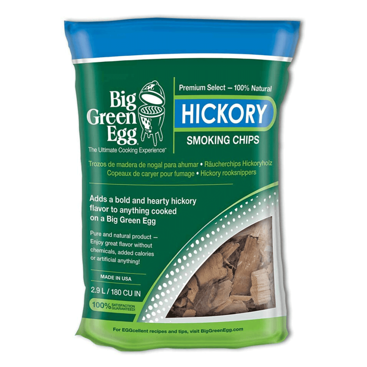 Big Green Egg Premium Kiln Dried Wood Smoking Chips (2.9 L)