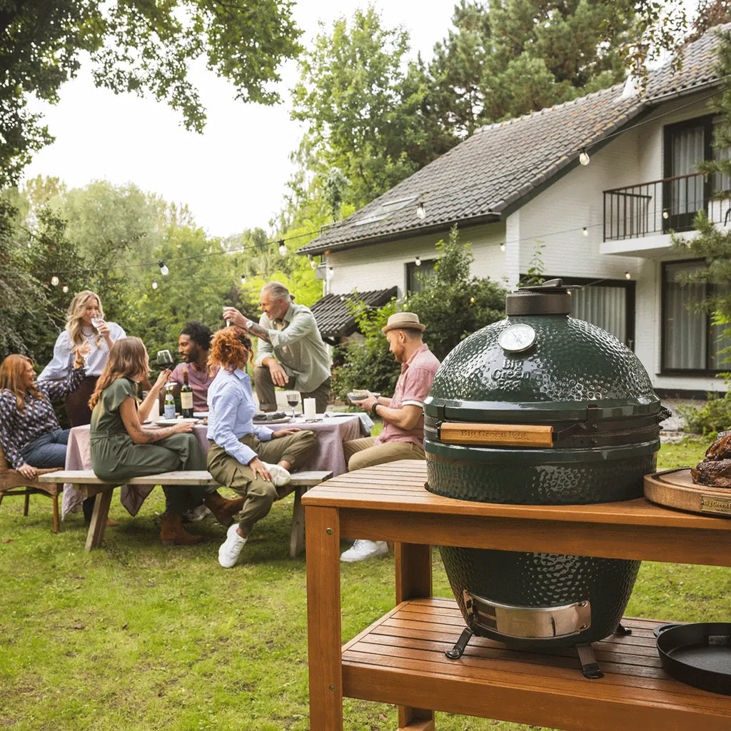 Big Green Egg Solid Acacia Hardwood Table