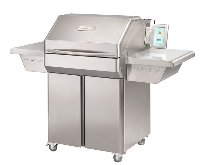 Memphis Pro ITC3 Freestanding Pellet Grill on Cart – angle