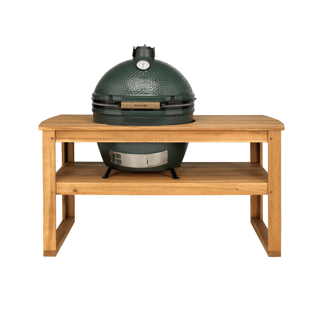Big Green Egg Solid Acacia Hardwood Table